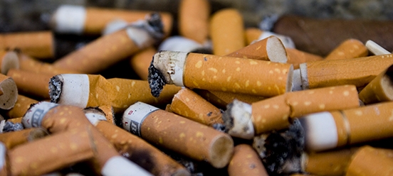 Understanding Oral Cancer 2 cigarettes